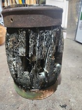 Antique Wood Metal Wagon Wheel Hub Western Farm Yard Art Country Decor Vintage 