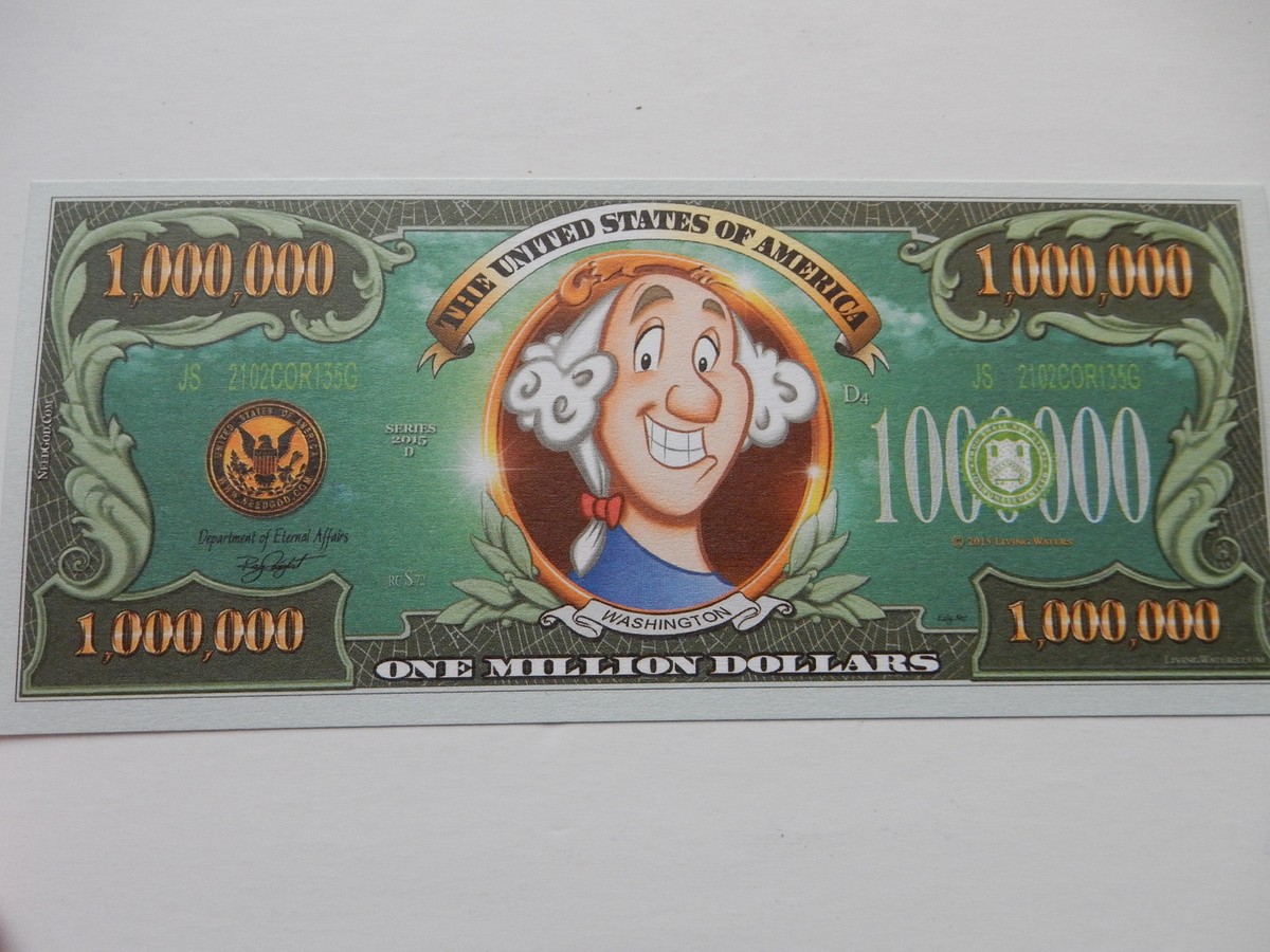The Americas 1 Million Dollar 1 000 000 Novelty Bill Was Listed