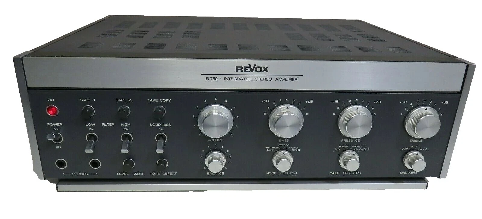 Amplificadores de tubo Vintage Revox