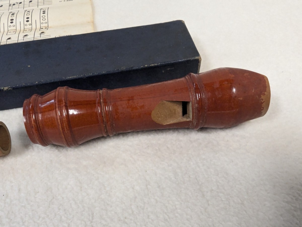 【美品】 Heinrich へインリッチ　フルート Vintage Alexander Heinrich Wooden Flute In Original Box Made