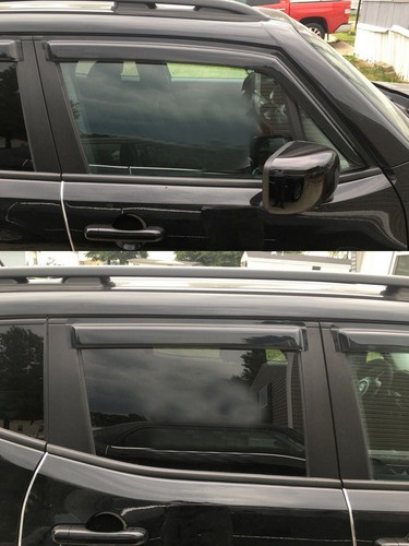 Viseras de ventana de montaje exterior parasol protectores de lluvia para Jeep Renegade 2015-2022 - Imagen 3 de 9