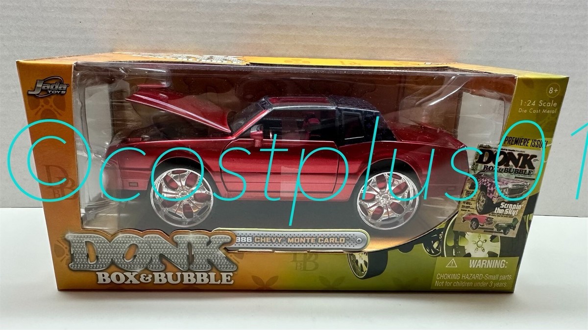 JADA DONK BOX & BUBBLE 1986 CHEVY MONTE CARLO 1:24 RED