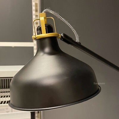 IKEA RANARP Floor Reading Lamp, Steel Black Adjustable BRAND NEW