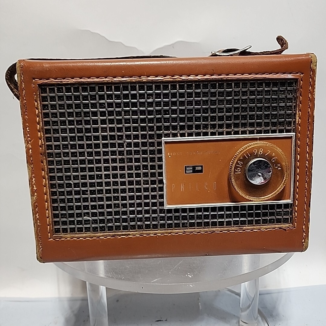 1960 PHILCO Model T-802-124 Vintage Transistor Portable Radio