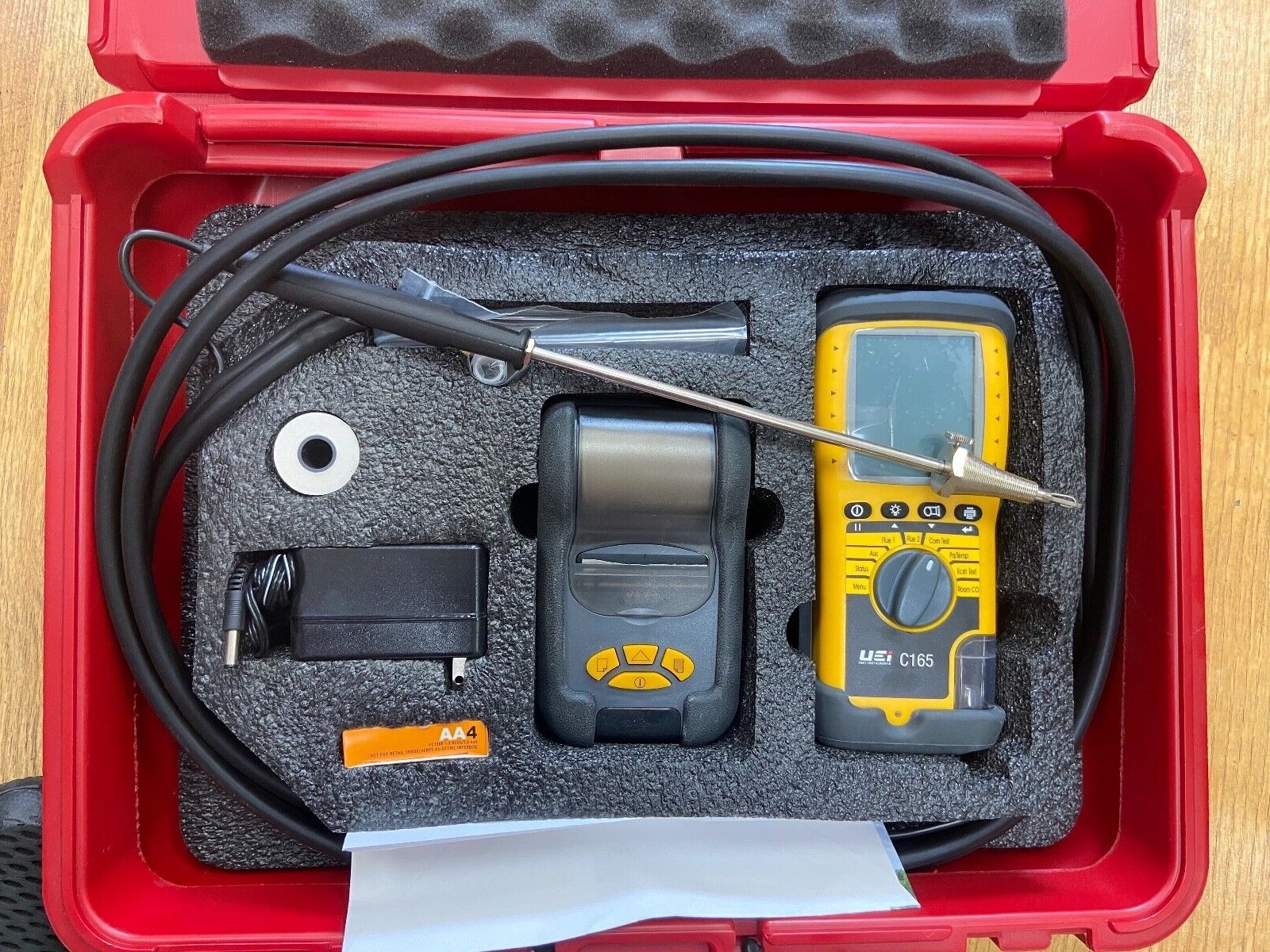 UEI TEST INSTRUMENTS C165+ COMBUSTION ANALYZER KIT eBay