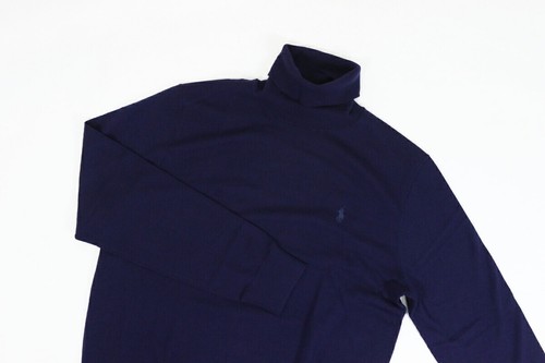 Polo Ralph Lauren Lavable Lana Merino Sólido Cuello Alto Suéter con Poni - Imagen 3 de 9