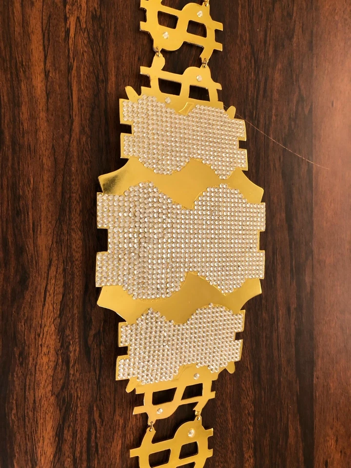 Million Dollar Man Championship Belt Wwe Replica Gold Wrestling 4MM Zinc - Image 2 of 4