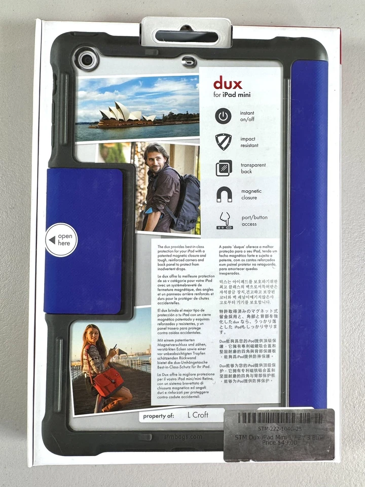 stm bags dux case for ipad mini 2 & 3 (2nd Generation) BLUE - Image 2 of 4