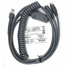 9FT Coiled PS2 Keyboard Wedge Cable For Symbol LS2208 LS4208 P/N CBA-K01-S07PAR