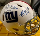 Hall of Fame NY Giants Michael Strahan & Lawrence Taylor Signed Full Size Helmet