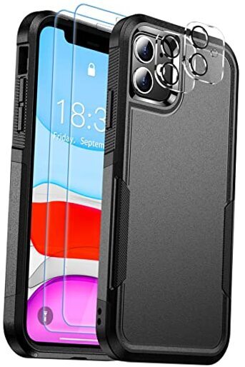 Shockproof for iPhone 11 Case,[10 FT Military Grade Drop Black