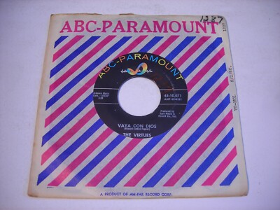 w SLEEVE The Virtues Vaya Con Dios / Blues in the Cellar 1960 45rpm VG++