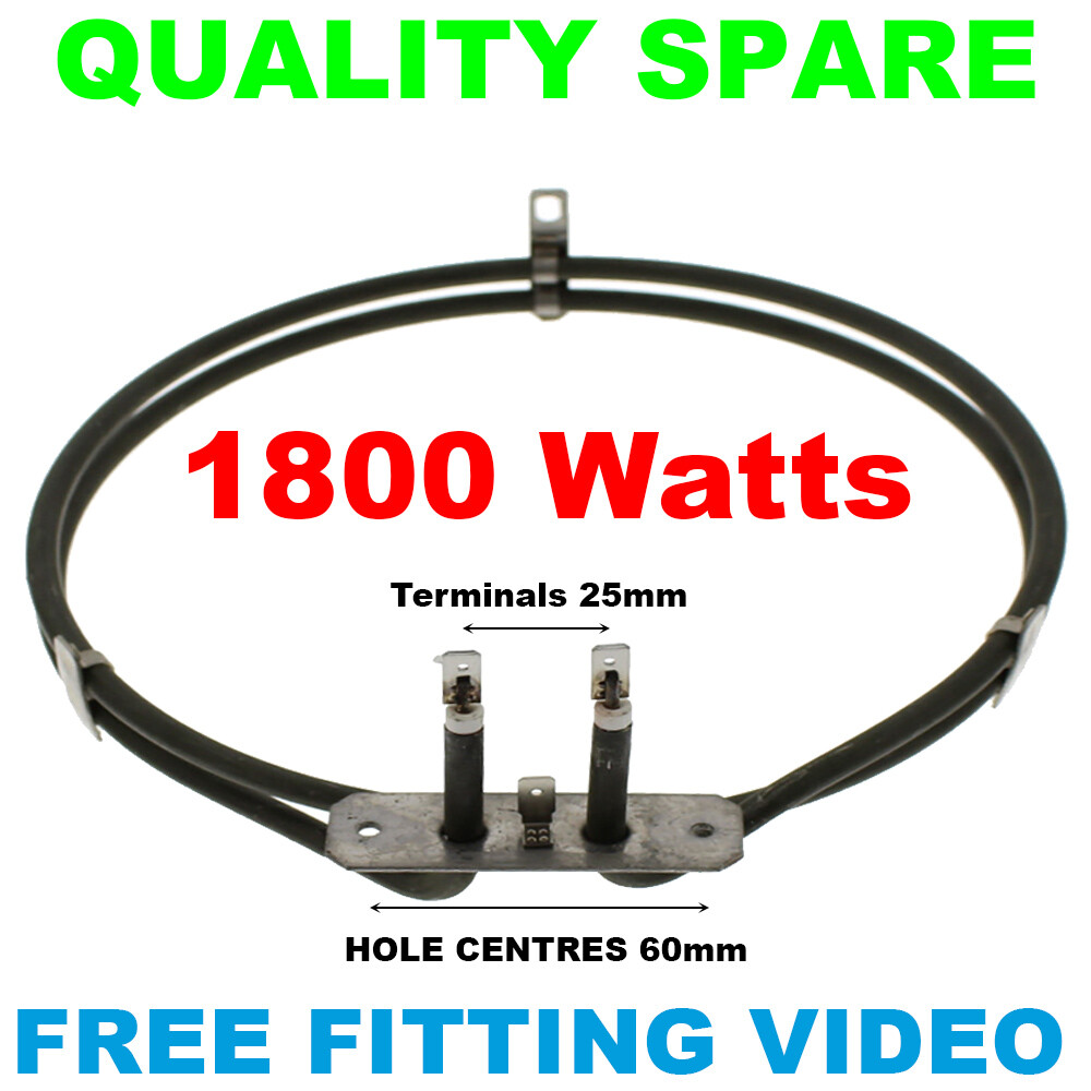 LOGIK LBFANB16 LBFANX16 LBIDOX16 LBIDOX18 Cooker Fan Oven Element 1800W eBay