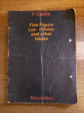 BOOKLET - Five Figure Logarithmic And Other Tables Frank Castle 1969 Booklet