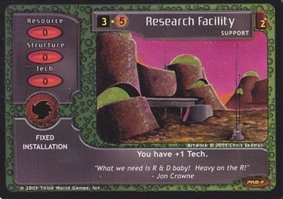 Forschungseinrichtung - Primary Edition - Firestorm CCG