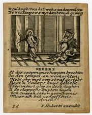 Antique Master Print-CHRIST-MONEYCHANGERS-SANTJE-WAALWIJK-Anonymous-ca. 1670