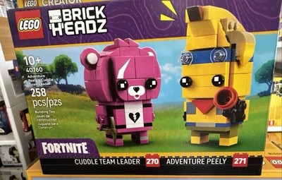 LEGO Brick Heads: Fortnite 40760 Peely & Cuddle Team Leader - New In Box