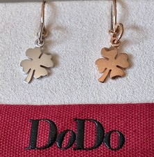 Dodo Pomellato Orecchini Anella Ciondolo Quadrifoglio Oro Rosa Oro Bianco Unisex