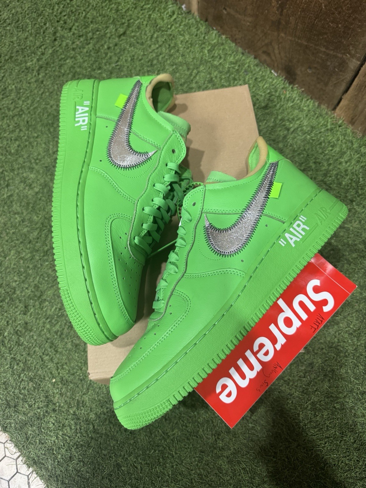 OFF WHITE X NIKE Taglia 10 5 Nike Air Force 1 Low x Off White Brooklyn