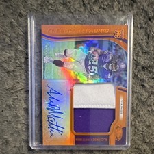 Panini 2019 Certified Alexander Mattison #230 Mirror Orange Auto Rookie Patch /…