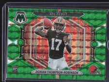 2023 Panini Mosaic #ND-6 Dorian Thompson-Robinson Green Mosaic