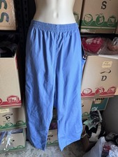 Cherokee Women  s Workwear Original Blue Scrub Pants. Size XL.