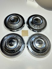 4 1964 1965 Chevrolet Chevelle Stainless Hubcaps Original 4 1964 1965 Chevrolet Chevelle Stainless Hubcaps Original