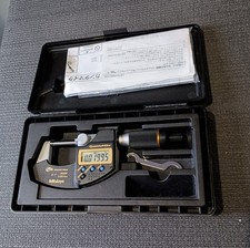 MITUTOYO 293-185-30 DIGITAL QUANTUMIKE 0-1 MICROMETER TESTED  WORKING MiNT