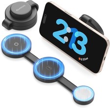 2025 Travel Magnetic Wireless Mag-Safe MagGo UFO 3 in 1 Charging Black