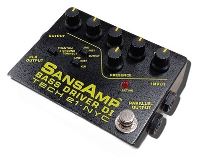TECH21 SANSAMP BASS DRIVER DI Effektpedal getestet & funktioniert 54214