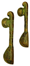 Bina Musical Instrument Brass Door Handles UK