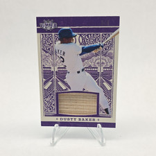 Leaf 2025 Lumber Game Used Lumber Dusty Baker GL-37 Purple /5 Memorabilia
