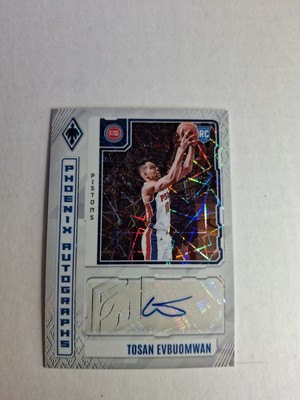 2023-24Phoenix Autographs Tosan Evbuomwan #PA-TEV (AU, RC) White Laser /99