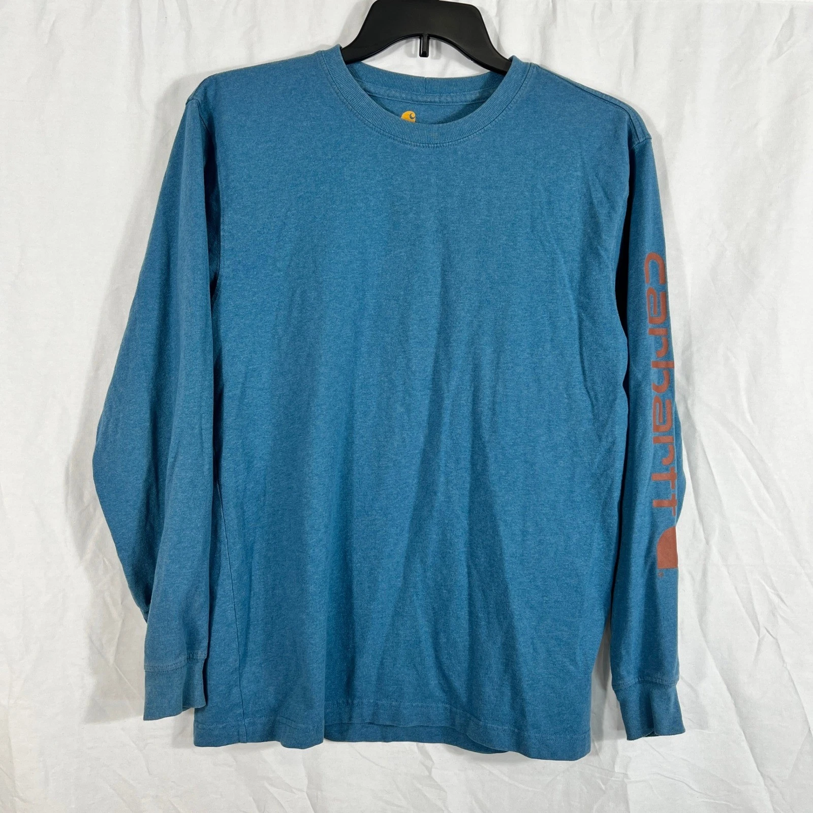 Carhartt Shirt Mens S Original Fit Blue Lagoon Heather Long Sleeve Outdoor
Opens in a new window or 