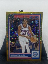 Terquavion Smith 2023 NBA Hoops Prem Stock SSP GOLD Disco /10 RC 76ERS SIXERS T1