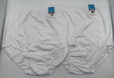 Vanity Fair Perfectly Yours Tailored Brief Sz 7 L Cotton New 2 Pairs