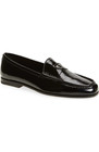 100% AUTHENTIC NEW MEN PRADA BLACK GLOSSY MOCASSINI PENNY LOAFERS UK 8/US 9 — photo 1