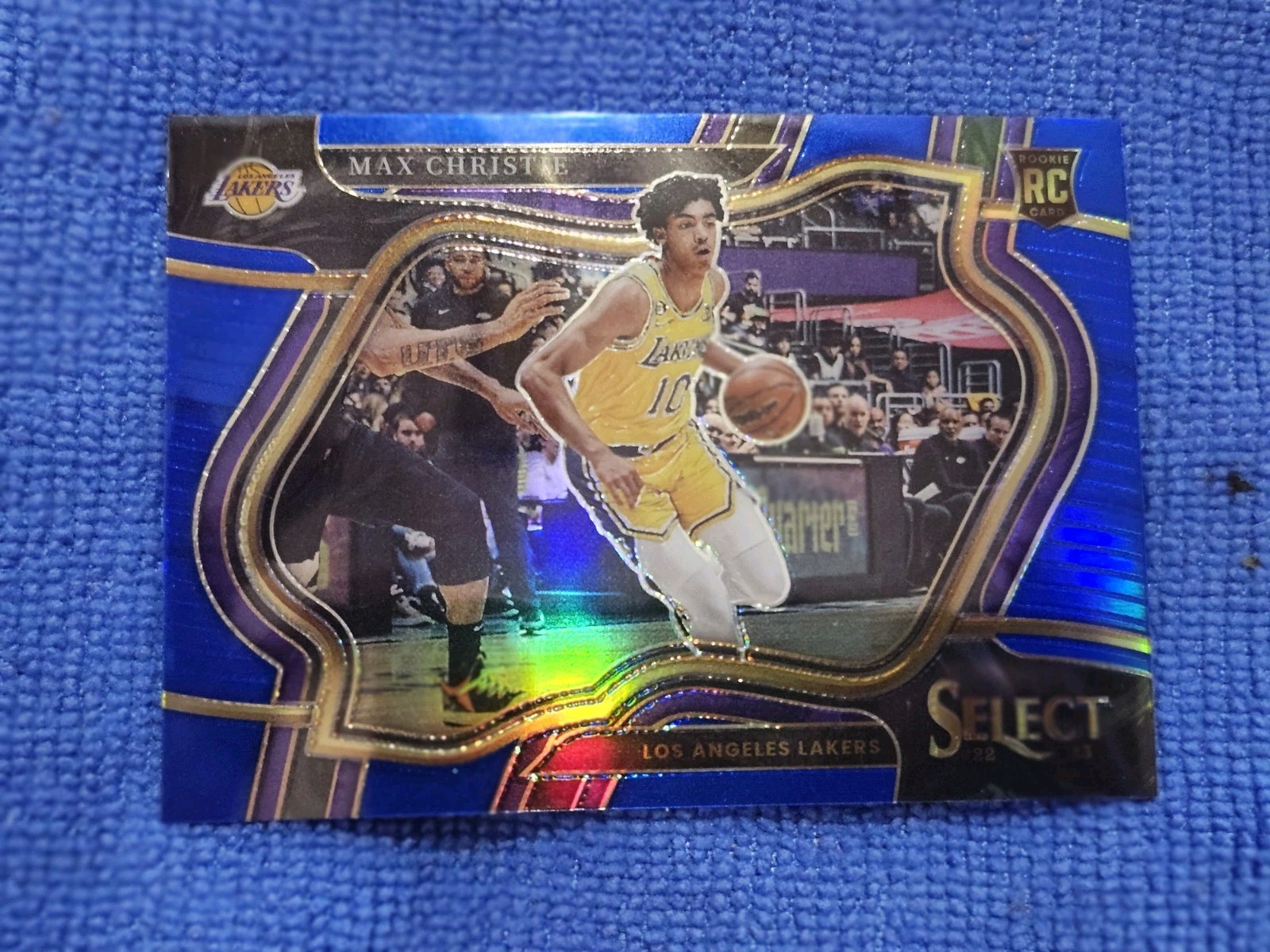 Max Christie 2022-23 Select #293 Courtside Blue Prizm Silver Rookie
