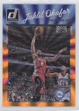 2016-17 Panini Donruss Orange Holo Laser Jahlil Okafor #2 8d2