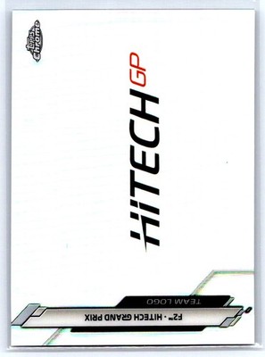 2020 Topps Chrome Formula 1 F1 F2 Hitech GP TEAM LOGO REFRACTOR #130 bx8A