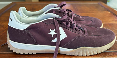 Converse Run Star Trainer Low Top Lace Up Sneaker Bloodstone/Egret/White