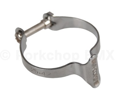 Dia-Compe 25.4mm (1'') Bicycle Brake Cable Housing Frame Clip Clamp Holder CHROME