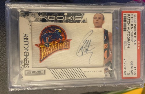 Stephen Curry [Patch Autograph Gold] #136 2009 Panini Rookies & Stars card