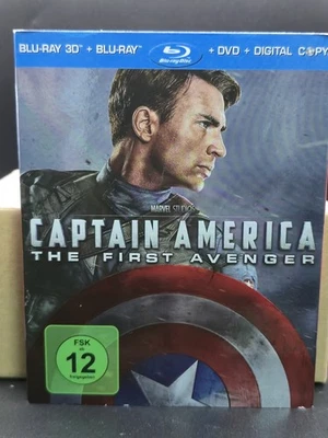 Captain America (Schuber, 3D Blu-ray, Blu-ray, DVD) - Bild 1 von 4