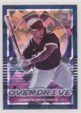 2021 Panini Chronicles Overdrive Blue Ice Prizm /25 Yermin Mercedes #8 7ba