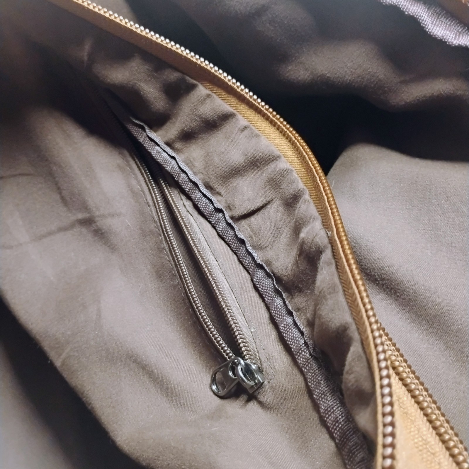 Large Brown Convertible Backpack  Bag Multi Pocke… - image 9