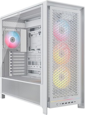 High Airflow Mid Tower PC Case ARGB Fans Gaming Computer Case