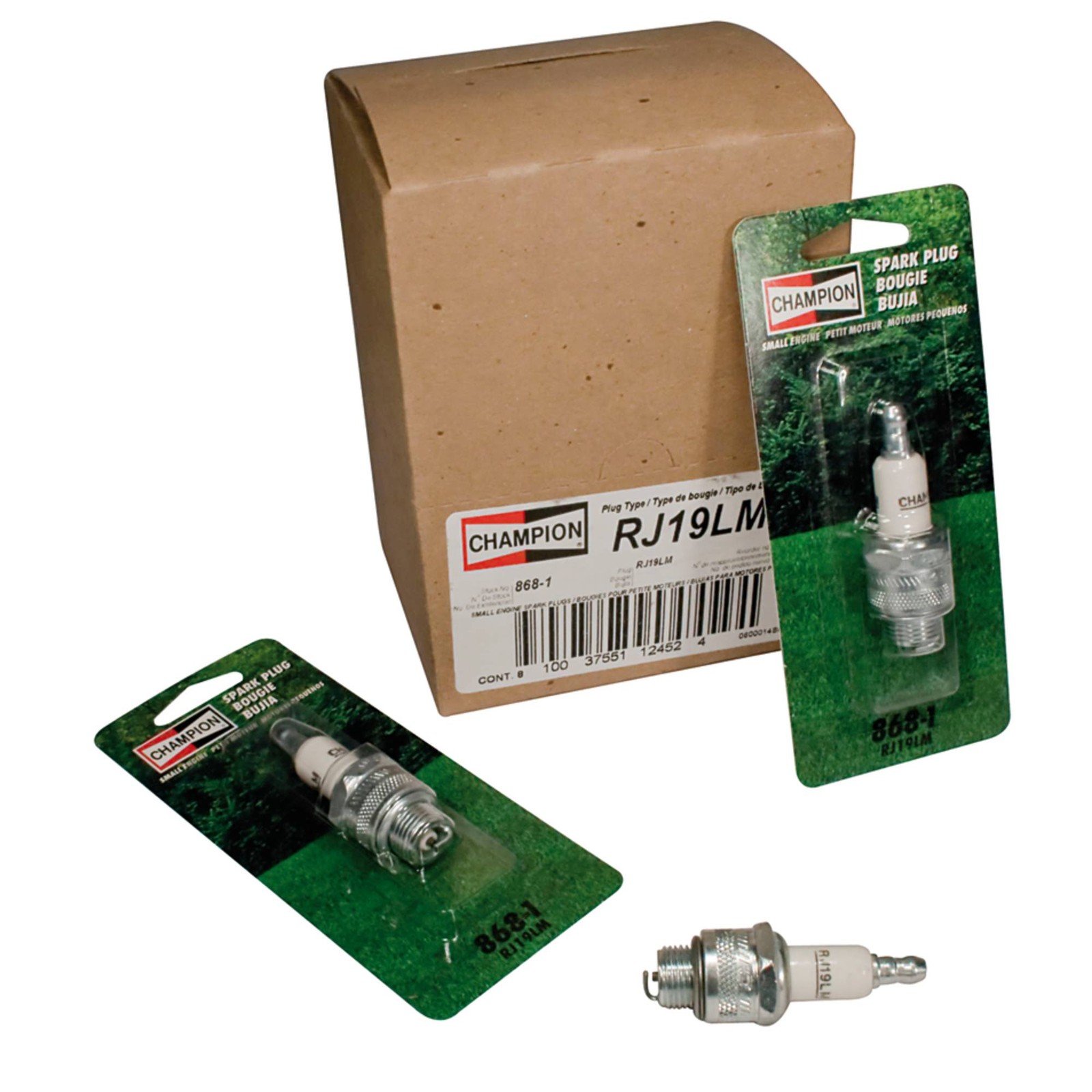 Spark Plug Champion 871 8-Pack RJ19LM Ariens Husqvarna Bolens MTD 796112S