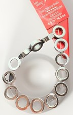 Hematite Stone Loop Beads 12mm Round 6.5  Strand Bead Landing