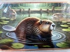 2026 5oz .999 Copper Dual Sides Colorized Enamel Backwoods Beaver Bar in Capsule — photo 2